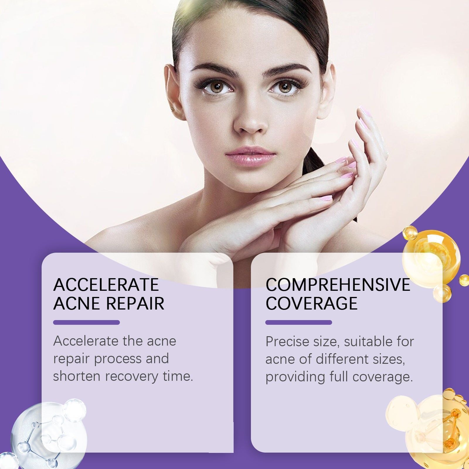 Clear Acne Patches for Fast Skin Care Repair, Redness Relief, Scar Prevention ,32 patches
