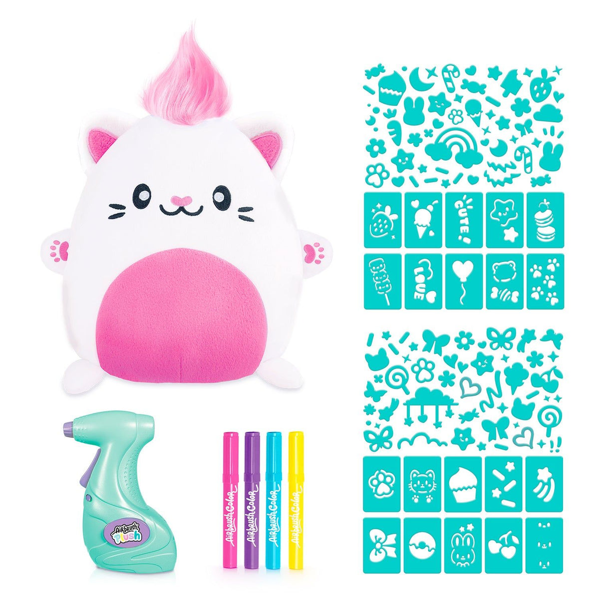 Airbrush Plush - Kawaii Kitty