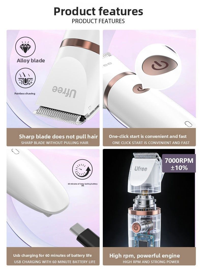 Mini USB Nose Hair Trimmer