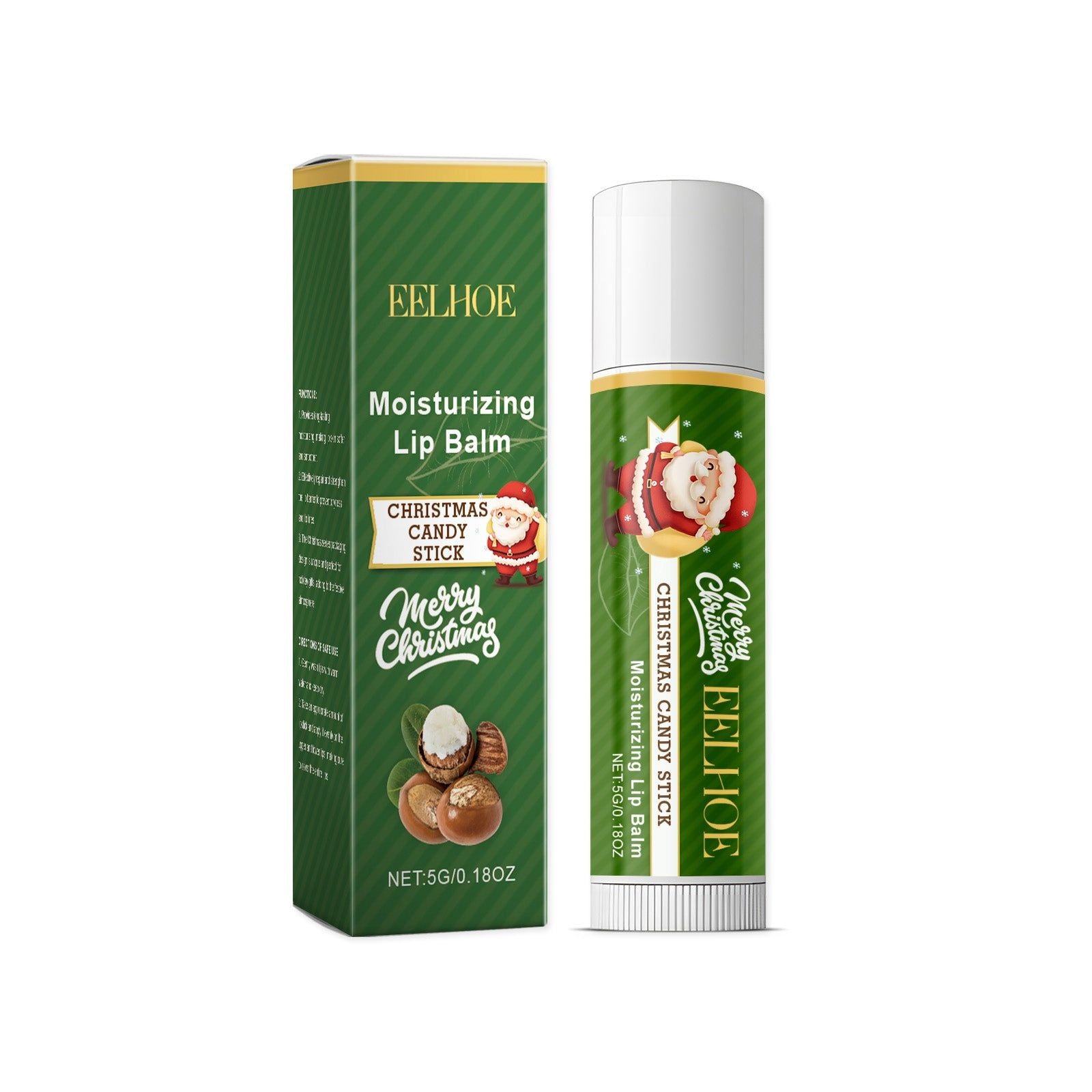 Christmas Lip Care, Moisturizing, Nourishing, Soft & Smooth Lips ,5g