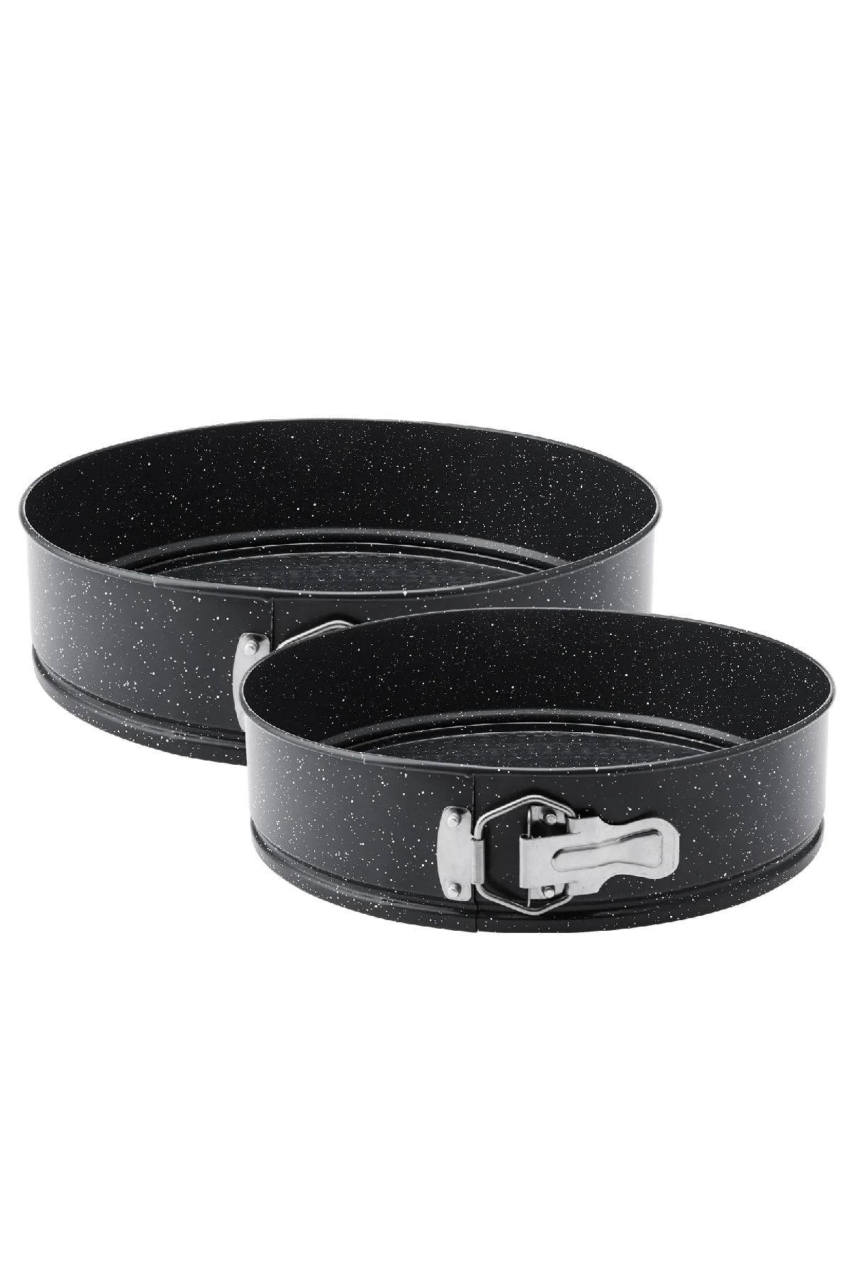 Clamped Cake Mold Set of 2 Cake Tins, Round Cake Tins For Baking, Nonstick