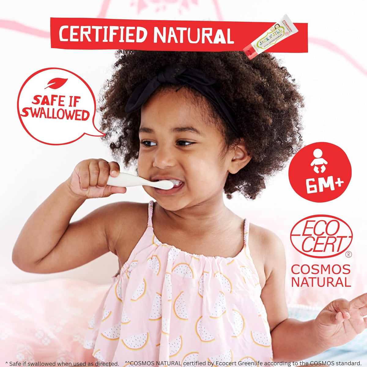 Jack N' Jill Natural Certified Toothpaste - Banana 50g