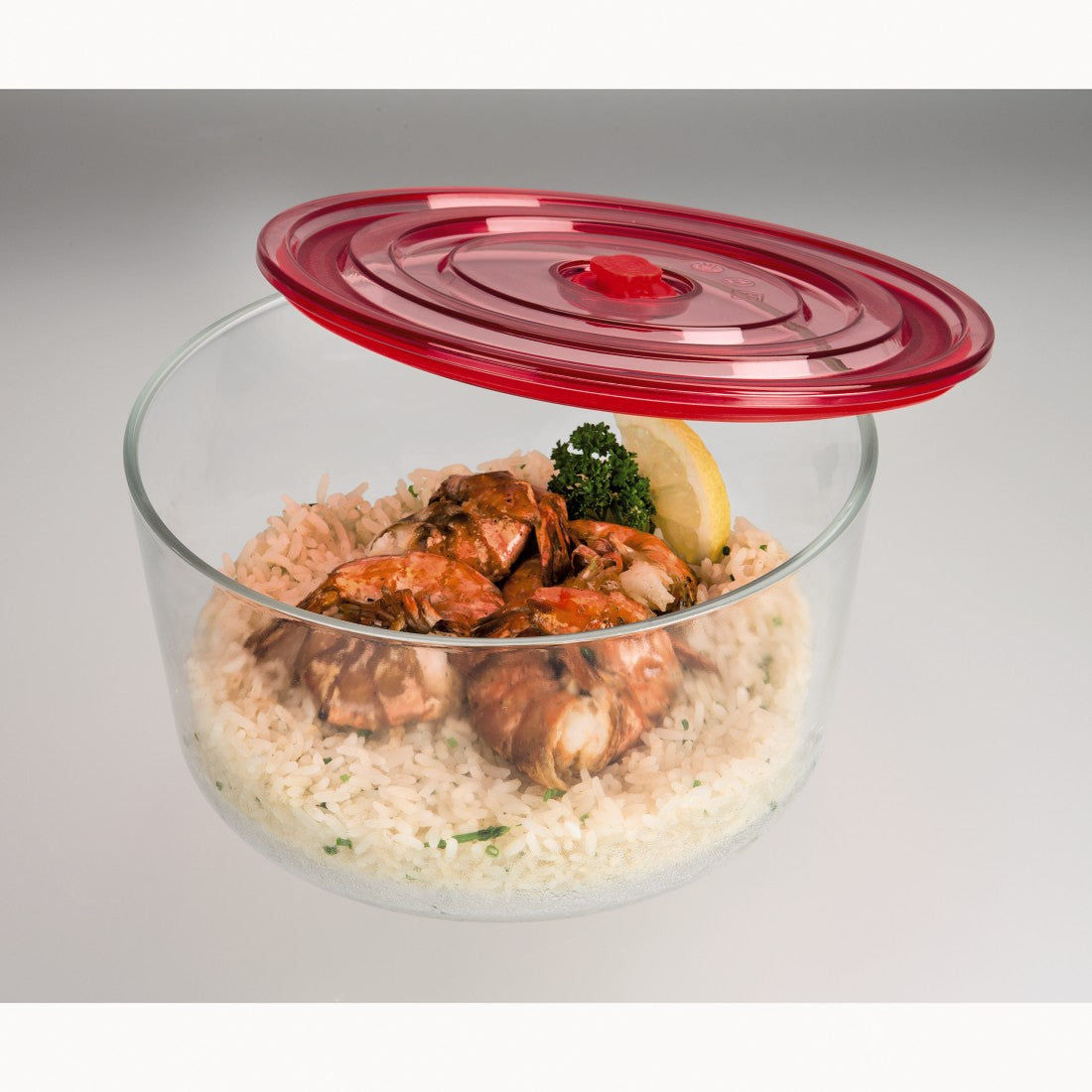 XAVAX 111530 Oven Dish/Food Storage Set made of Glass, 2 pcs., round, 1650 ml, 3050 ml