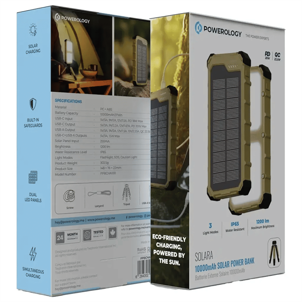 Powerology Solara Solar Power Bank