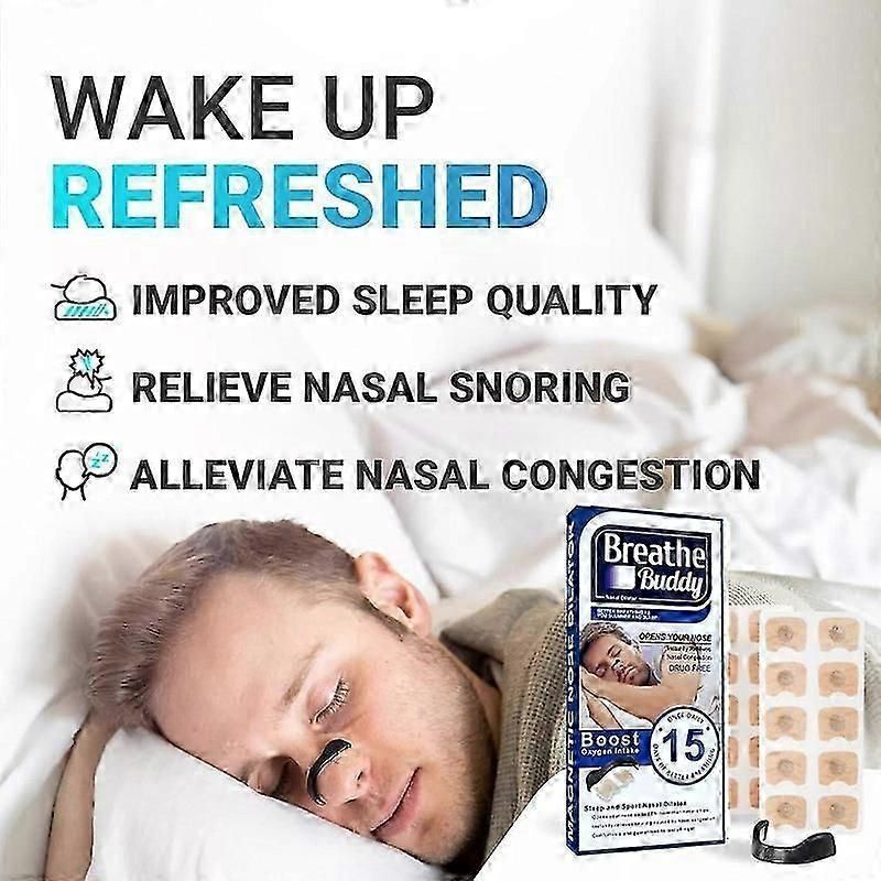 Breathing Nasal Strip Start Kit Anti-Snoring Strip Ventilation Nasal