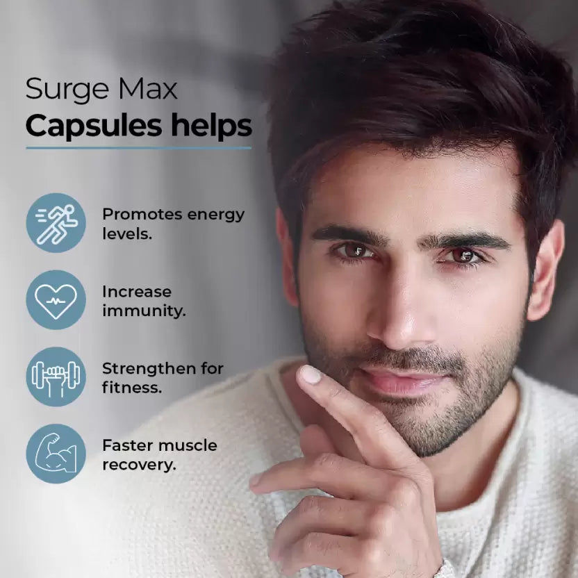 GHC Mars Surge Max Ashwagandha و Shilajit 60 كبسولة عبوة من 2