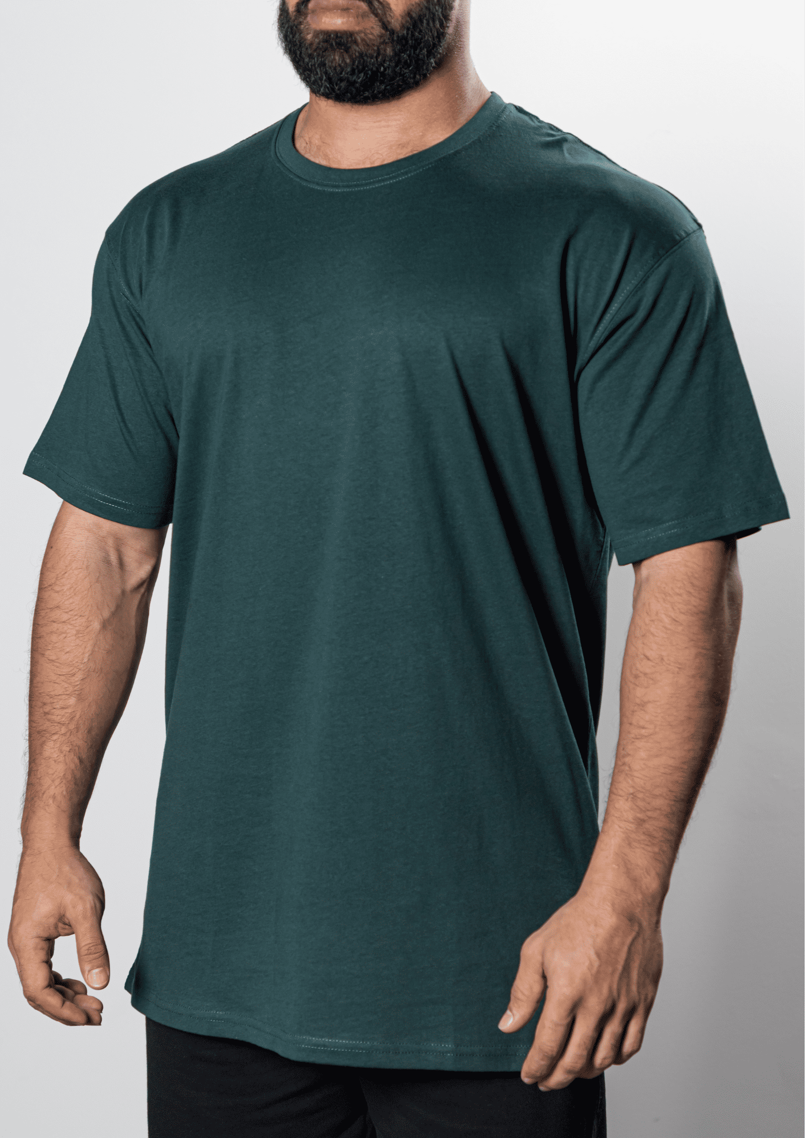 NO JEANS Cotton T-shirts – Dark Green