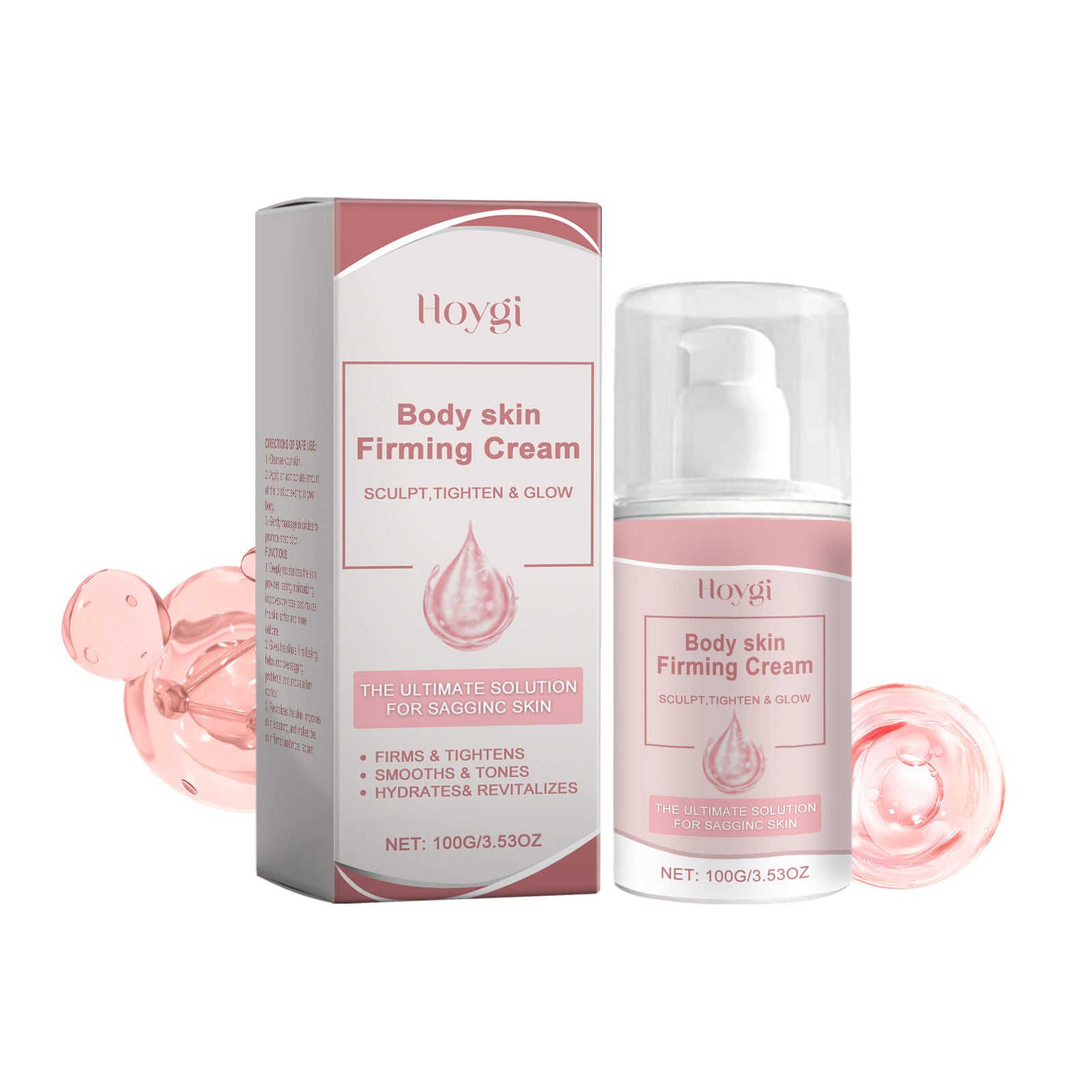 Body Care Cream, Moisturizing, Firming, Anti-Aging, Skin Glow, Hydrating ,100g