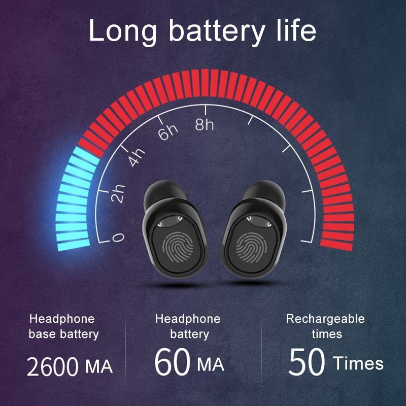 G10 TWS Bluetooth Earphone with Digital Display & Power Bank