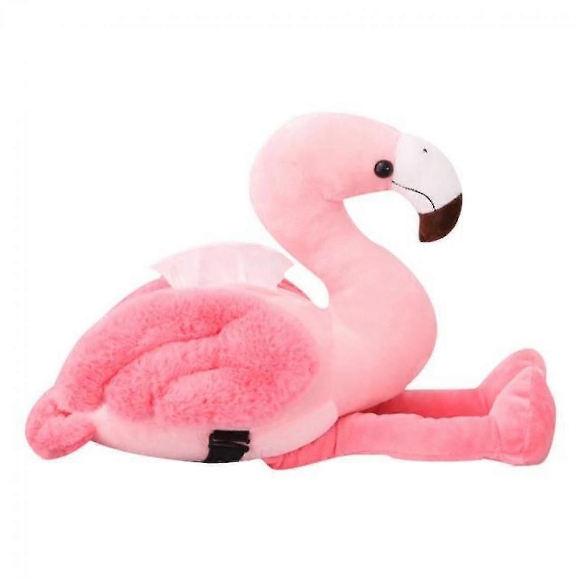 1pcs Pink Flamingo Paper Towel Box Cover Idea Trolley Armrest Organization Box Cute Plush Decoration Napkins Home Decoration | zxin