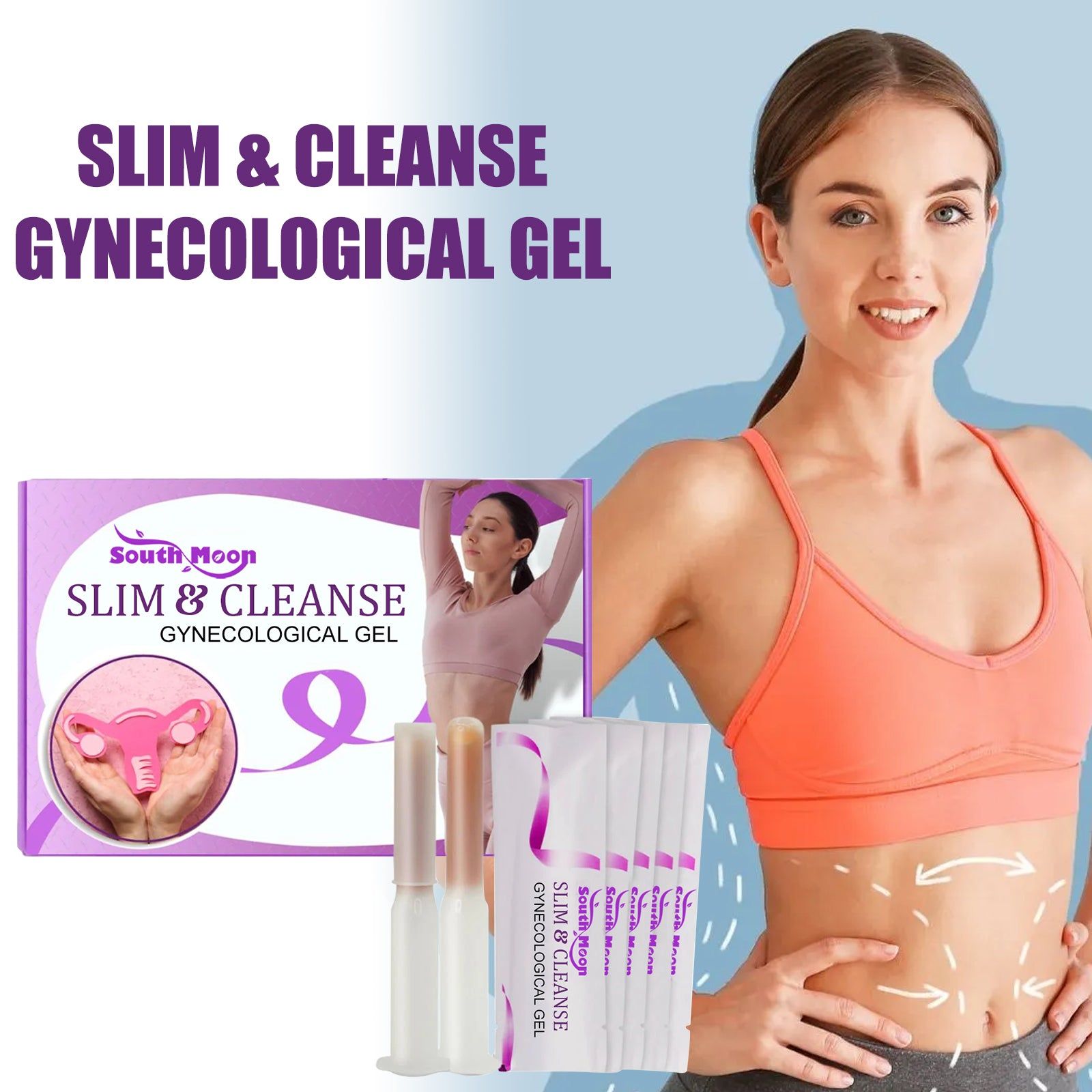 Body Firming Gel, Boosts Skin Tightening, Slims & Shapes Body ,5pcs