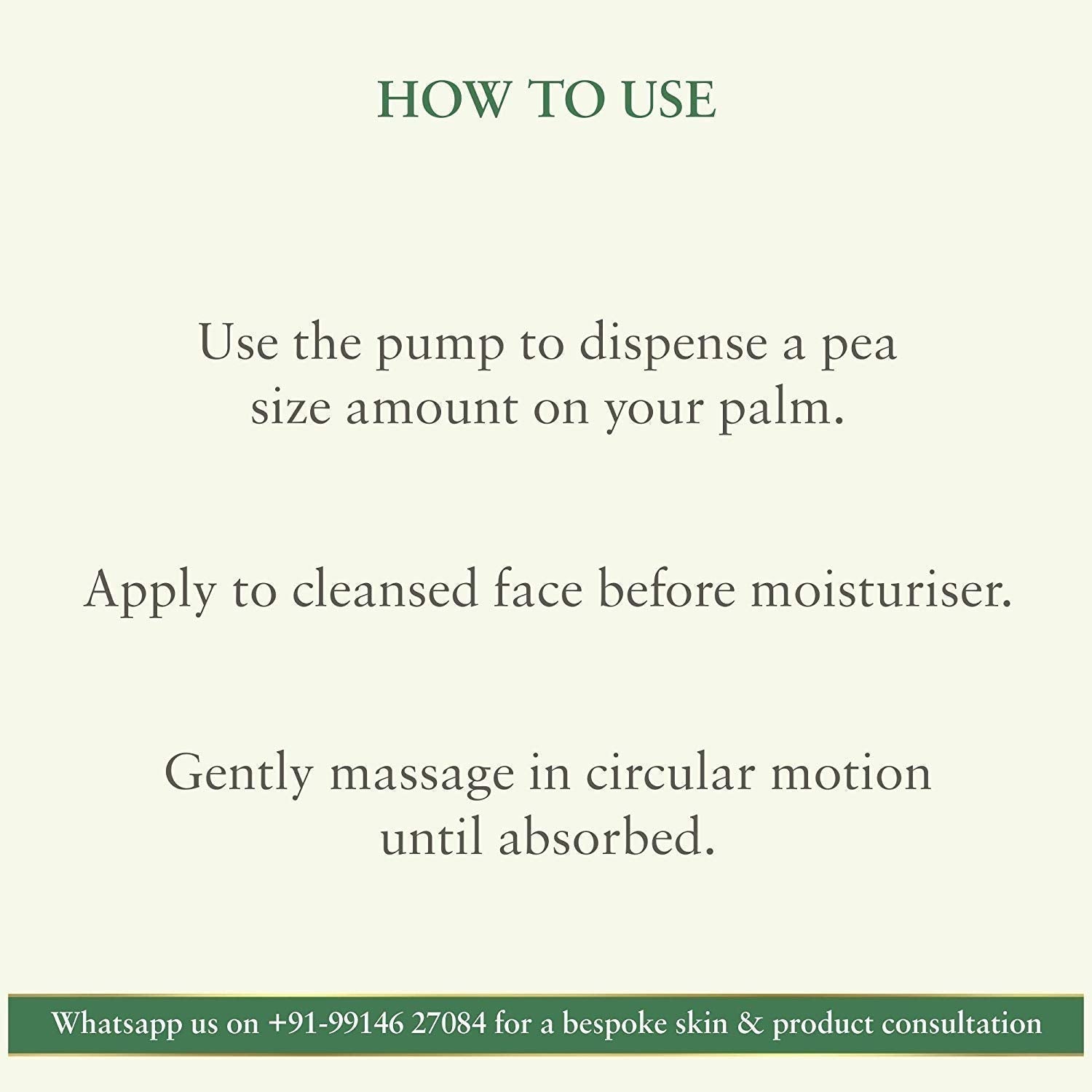 Just Herbs Gotukola Indian Ginseng Rejuvenating Beauty Elixir Facial Serum 15Ml