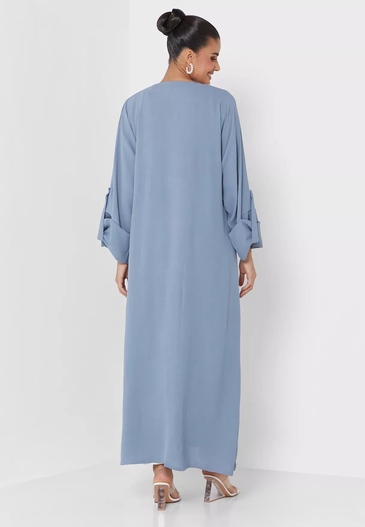 MOiSTREET Pocket Detail Abaya