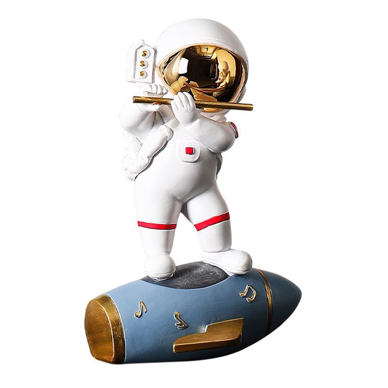 Astronaut Decoration Music Band Resin Astronaut Ornament Spaceman Model Gift