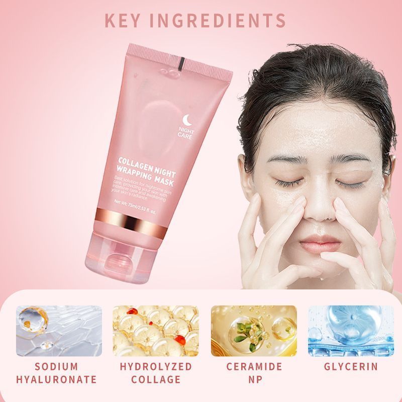 2PCS Collagen Night Wrapping Mask