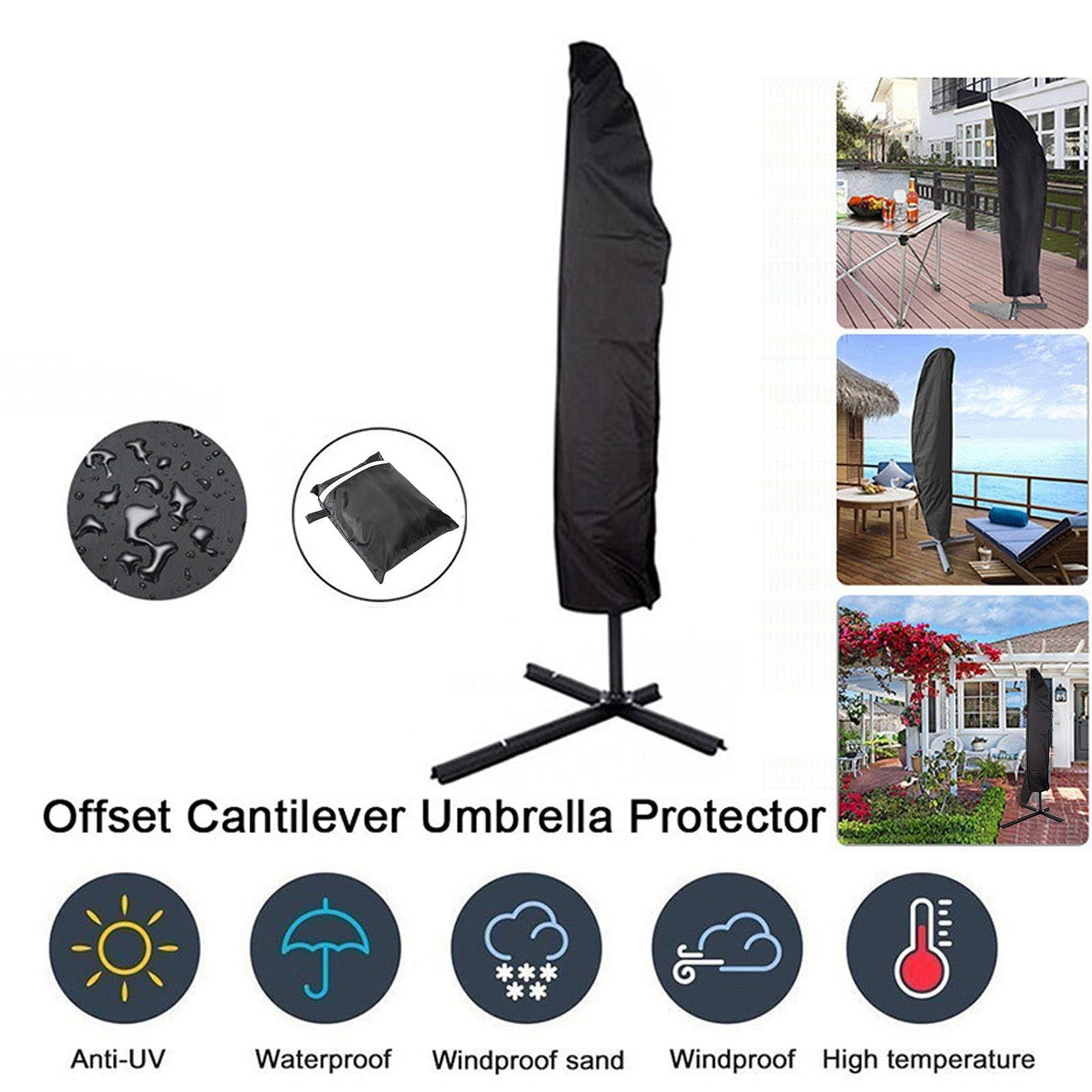Patio Umbrella Cover Waterproof Heavy Duty Garden Umbrella Cover