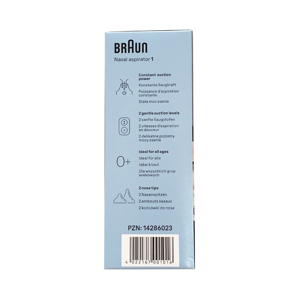 Braun Electric Nasal Aspirator Bna100Eu White