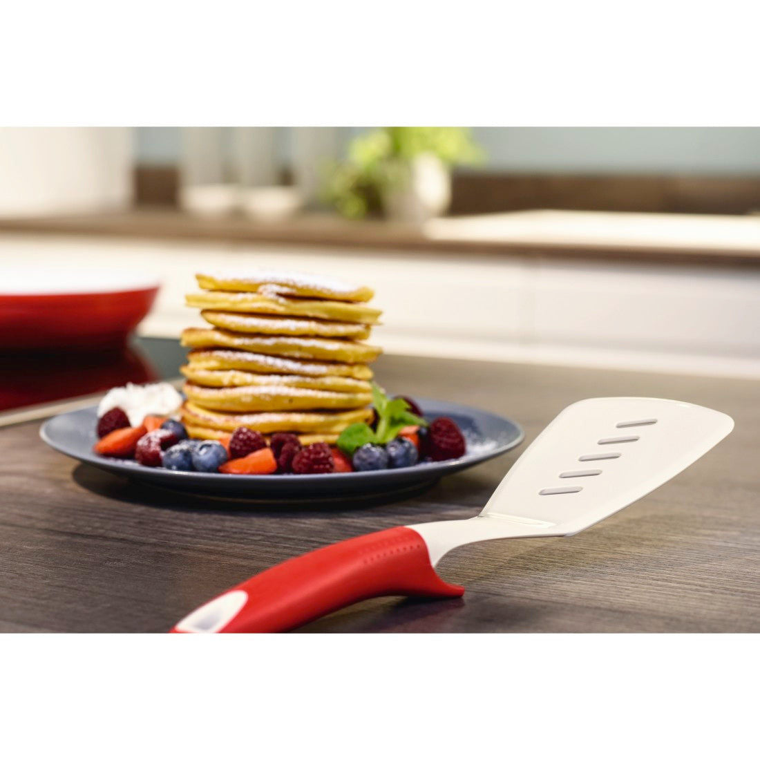 XAVAX 111565 Spatula, made of nylon, 31.5 cm, red/white