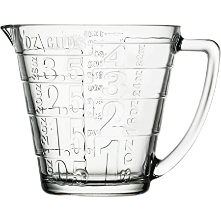 Pasabahce Basic Glass Kitchen Measuring Cup Jug