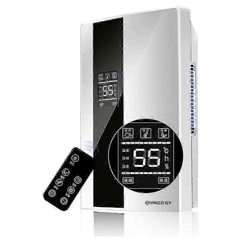 Dehumidifier 600ml/day, Quiet Electric Dehumidifier With 2500ml Tank, Continuous Drainage, 24h Remote Control Timer, Dehumidification Of Rooms Up To 2 zxin