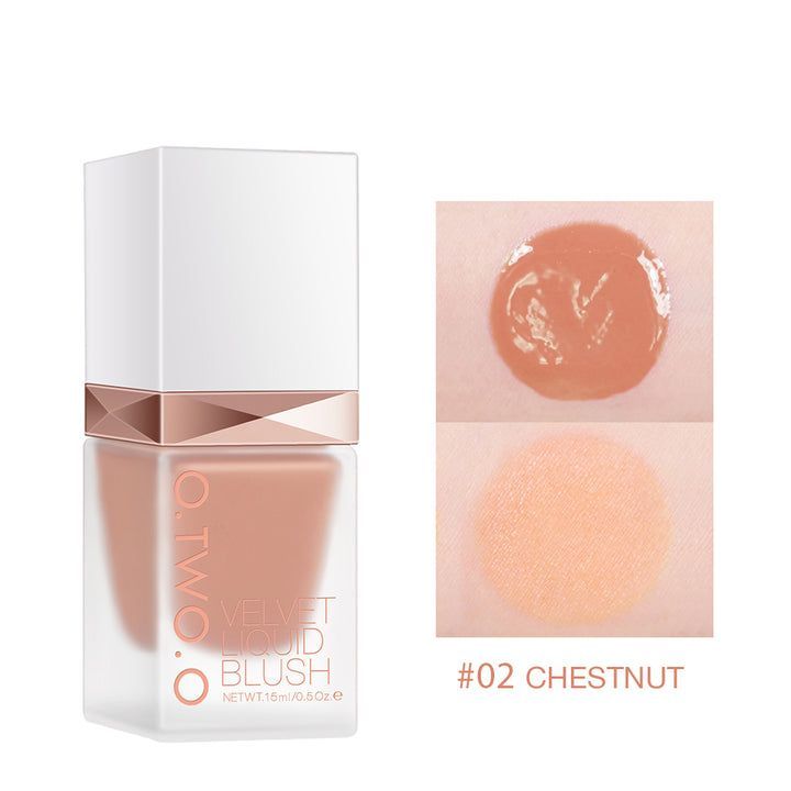 Liquid Blush Matte Silky Flowing Brighten Skin Colour Cheek Blush Face Makeup