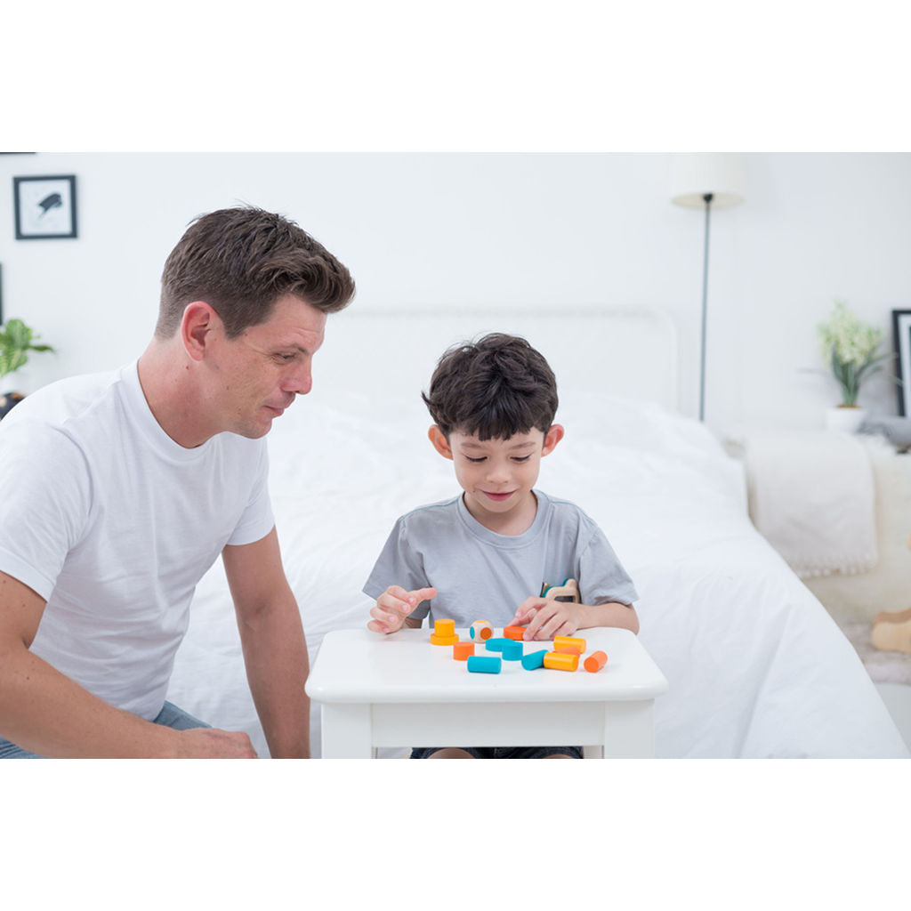 PlanToys Stacking Game — Wooden Dice Game