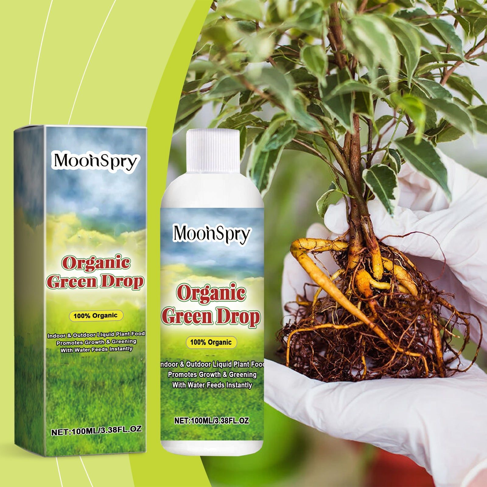 Boost Plant Nutrition Care, Promote Healthy Growth, Indoor Outdoor Fertilizer ,100ml
