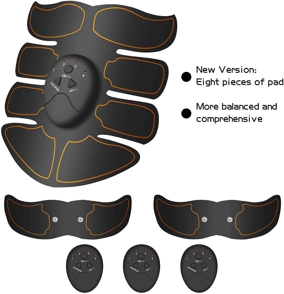 Muscle Stimulator EMS Abdominal Trainer Fat Burner Body Building Device Fitness Equipment