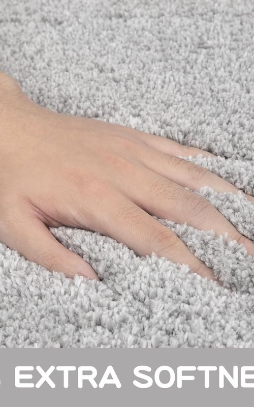 AIESY® Non-Slip Super Absorbent Quick Dry Shaggy Microfiber Bath Mat