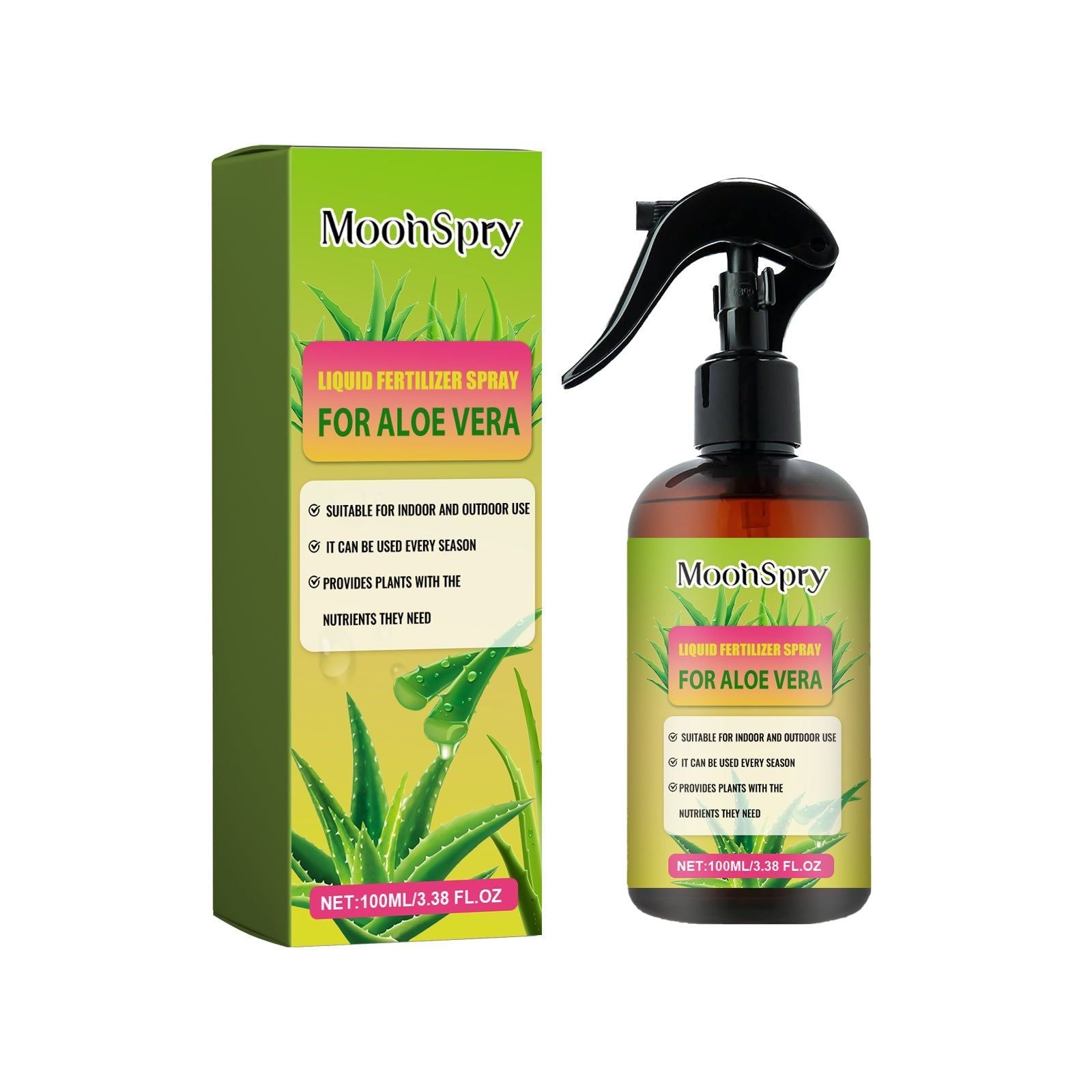 Boost Plant Growth with Premium Aloe Vera Fertilizer Spray, Fast Root & Leaf Health ,100ml