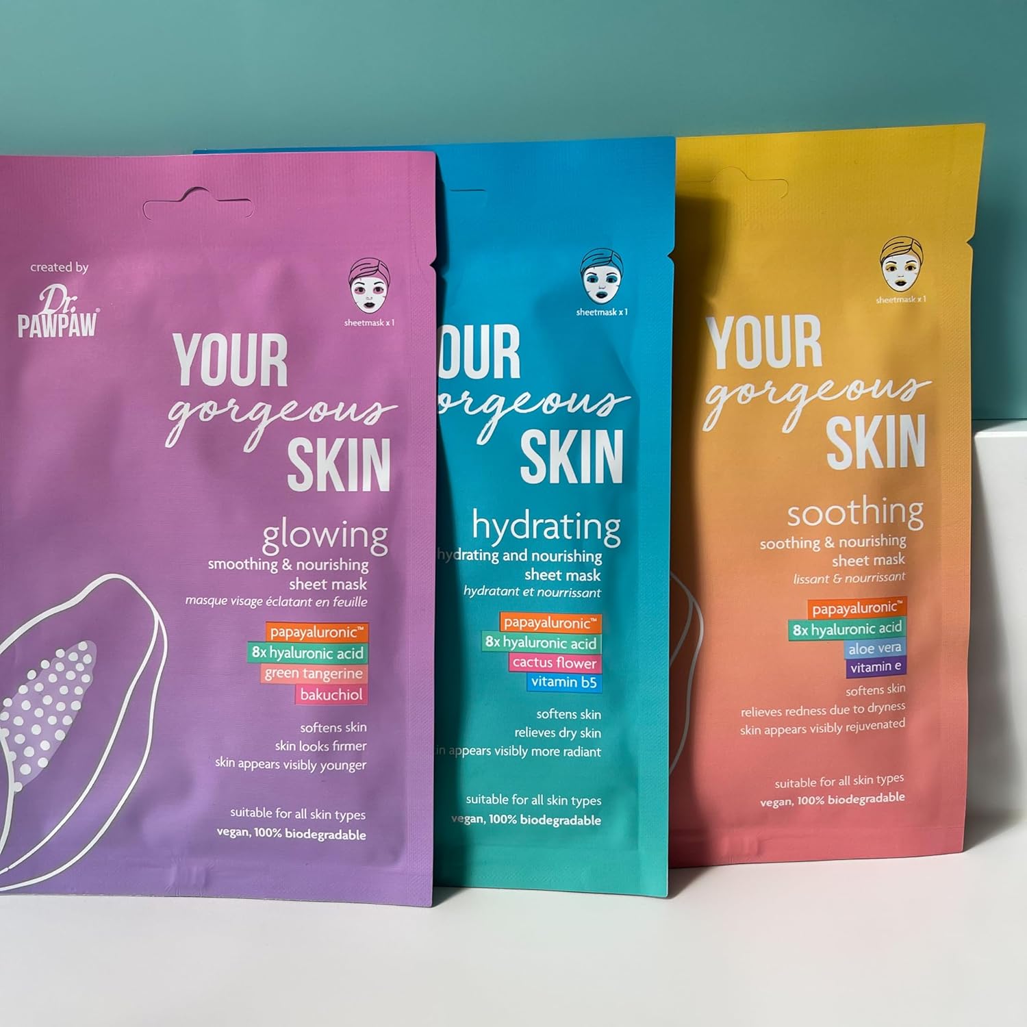 Dr Pawpaw Glowing Sheet Mask 25 Ml