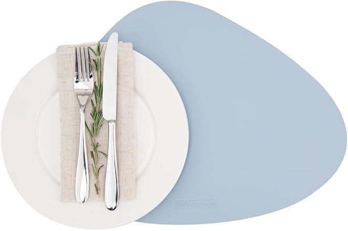 6pcs PU Placemats Non Slip Insulation Place Mats Set For Table