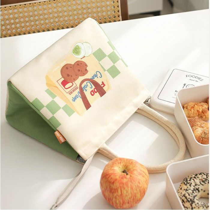 Student Lunch Bag Cooler Insulated Lunch Tote for Work Office Picnic Travel