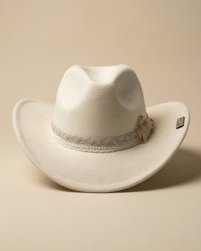 By Carmenzo white duchess hat