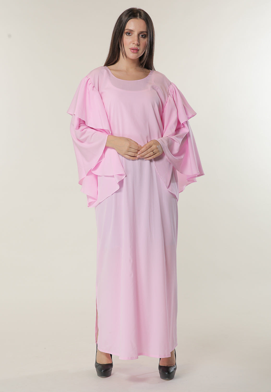 MOiSTREET Frilled Sleeves Under Abaya