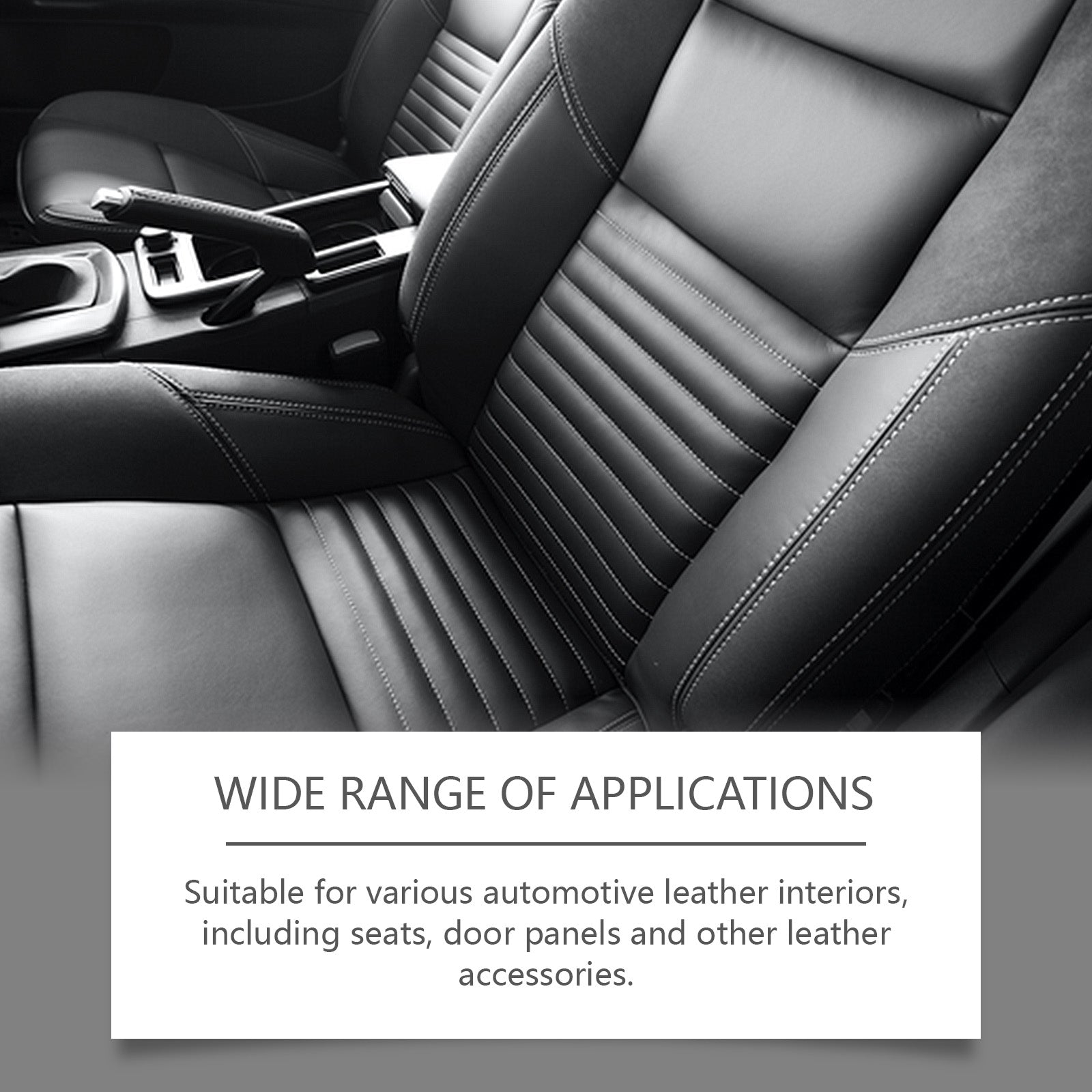 Car Care Leather Cream, Protect & Restore Interior, Shine & Moisture Barrier ,1set