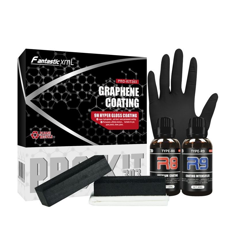 Graphene Ceramic Coating Kit Hydrophobic Protective Car Refurbishment Kit