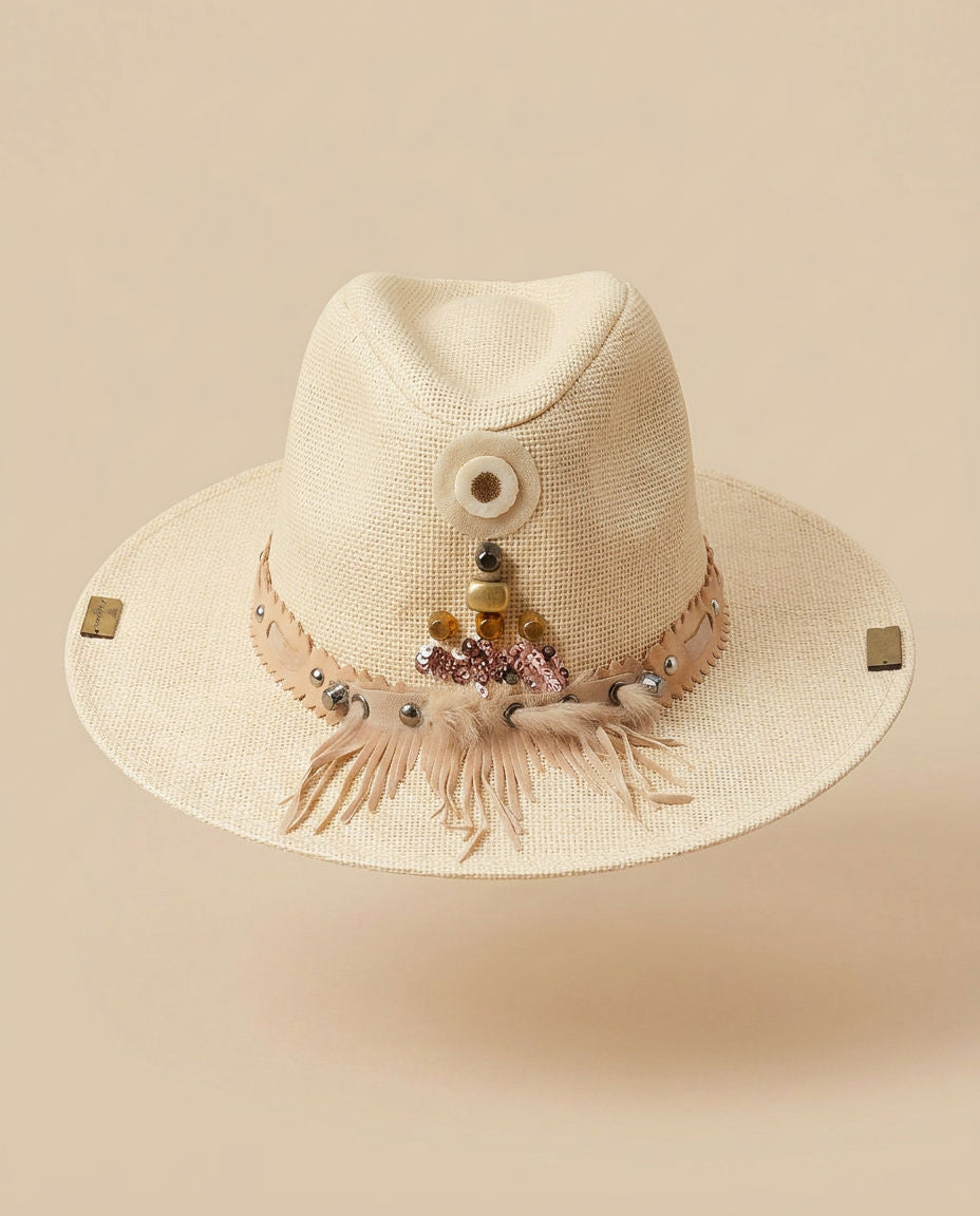 By Carmenzo Ivory Whisper Hat