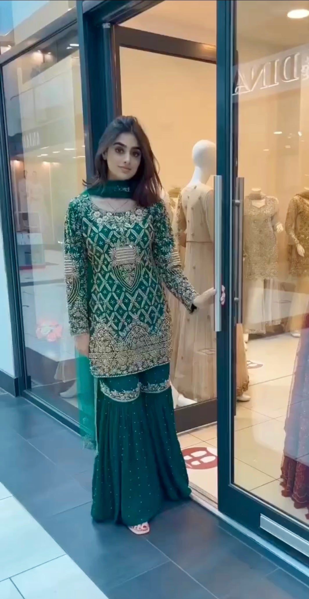 Fab Zone Top Plazzo and Dupatta Set for Designer Party Wear Look