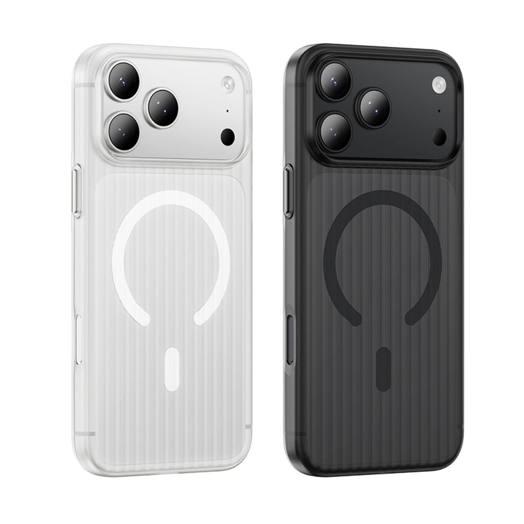 Hoco Fog Magnetic Protective Case for iPhone 18 Pro Max, iPhone 17 Pro Max, Matte Semi-Transparent, Anti-Fingerprint