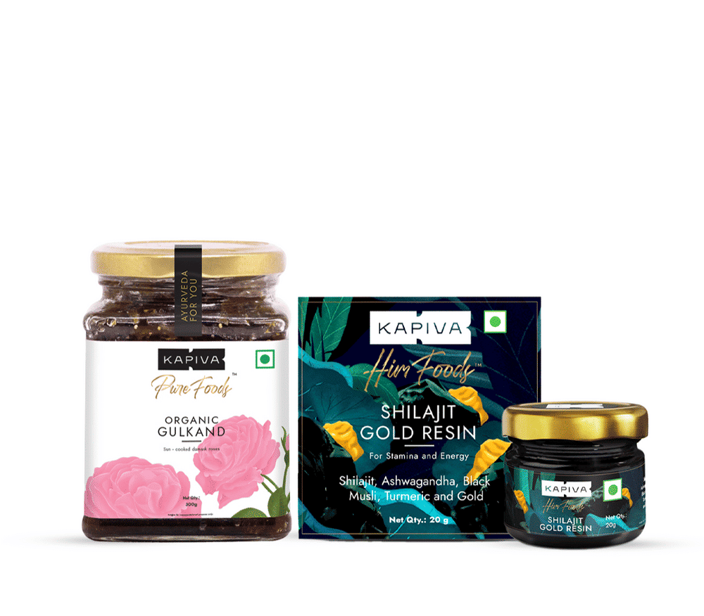 Shilajit Gold Resin + Gulkand Combo