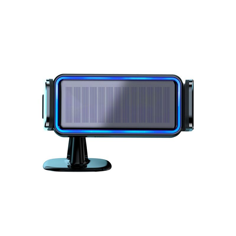 Car Phone Holder Solar Automatic Retractable Smartphone Stand With Double Base