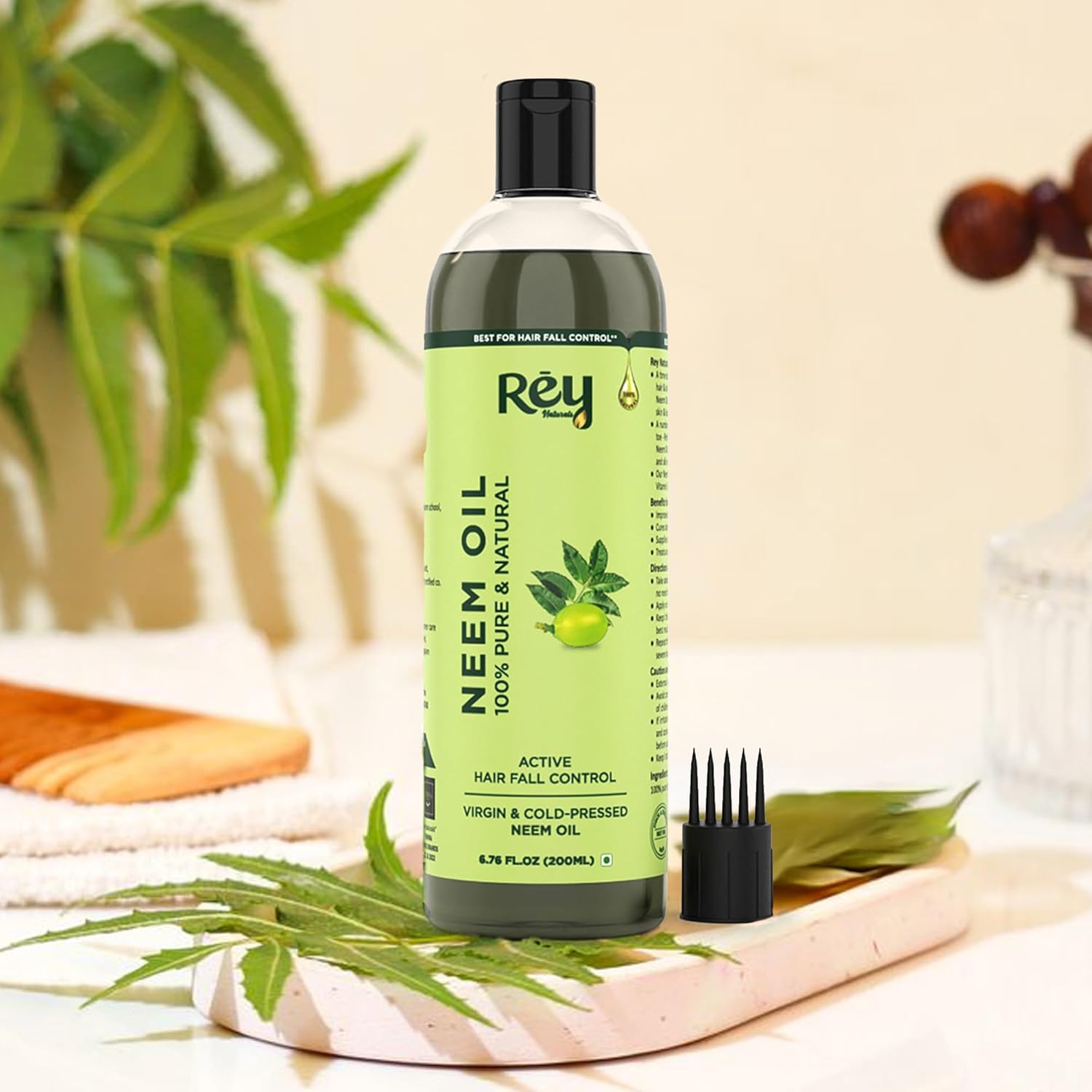 Rey Naturals Cold Pressed Neem Oil 200 ml