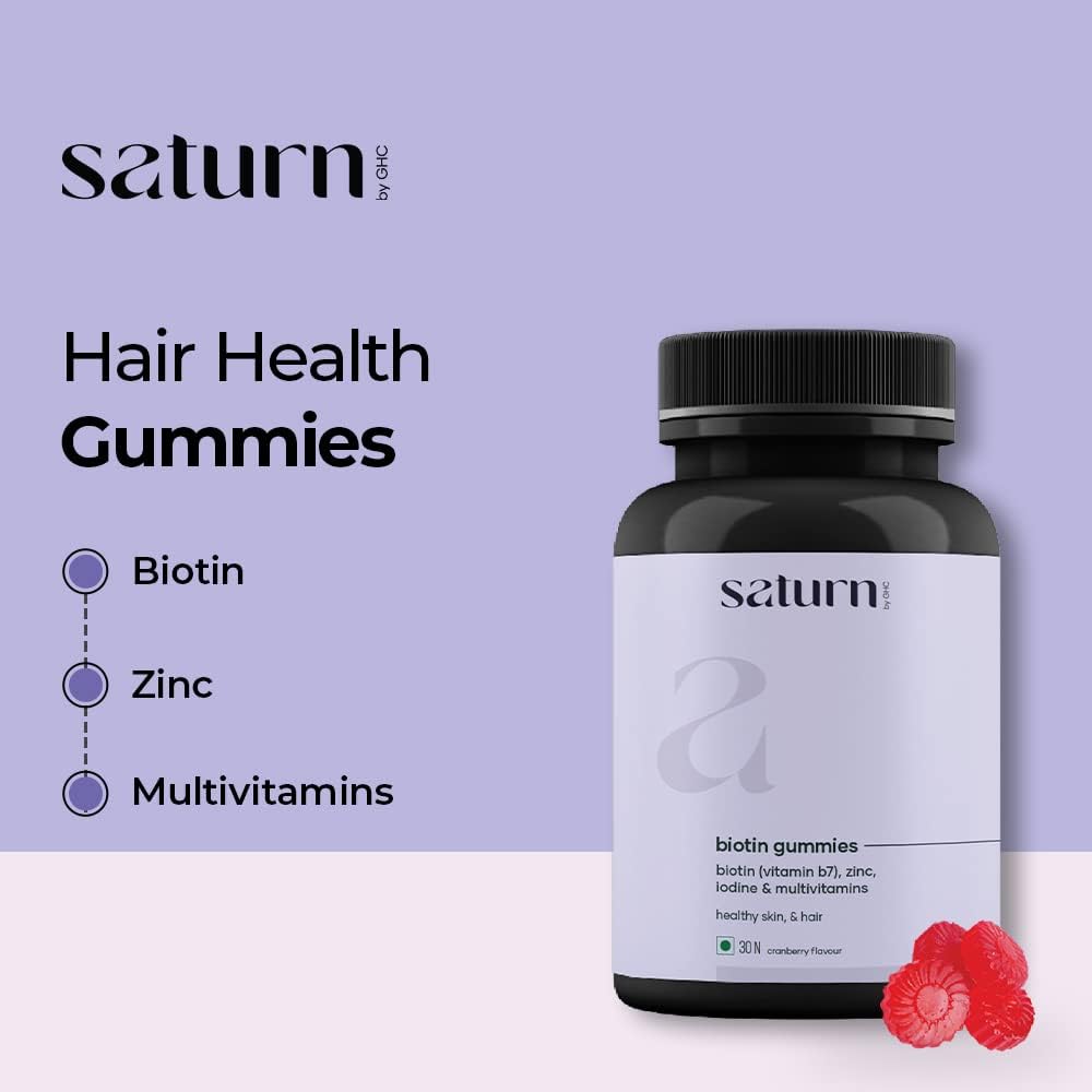 GHC Saturn Biotin Gummies 30 قطعة