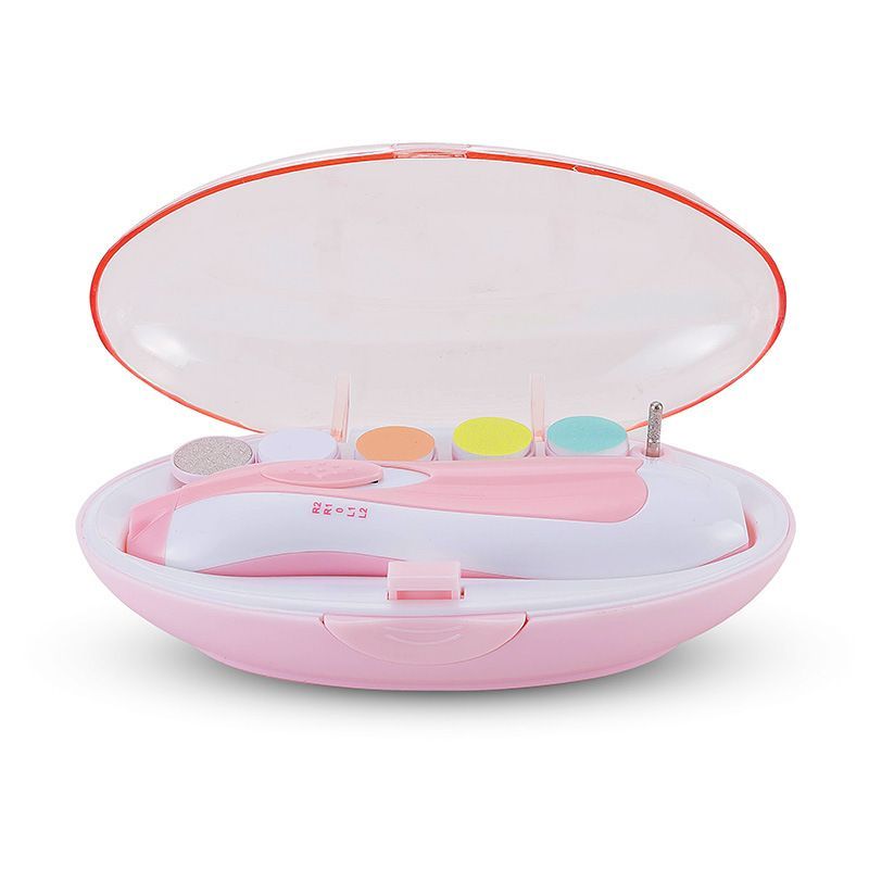 Electric Baby Nail Trimmer Infant Nail Clipper Kit Safety Mute Manicure Tools For Newborn