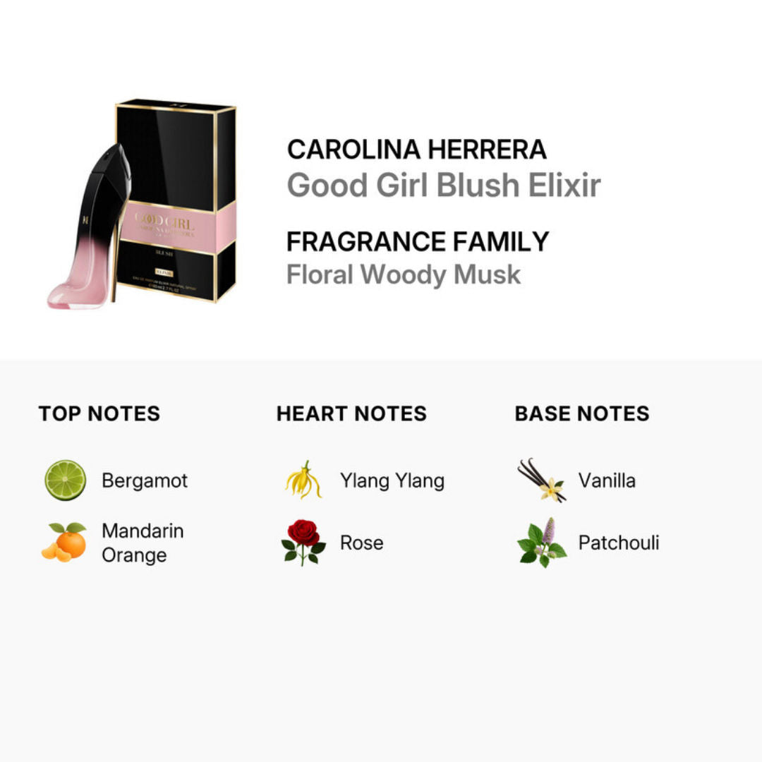 Carolina Herrera Good Girl Blush Elixir Eau de Parfum for Women, 80ml