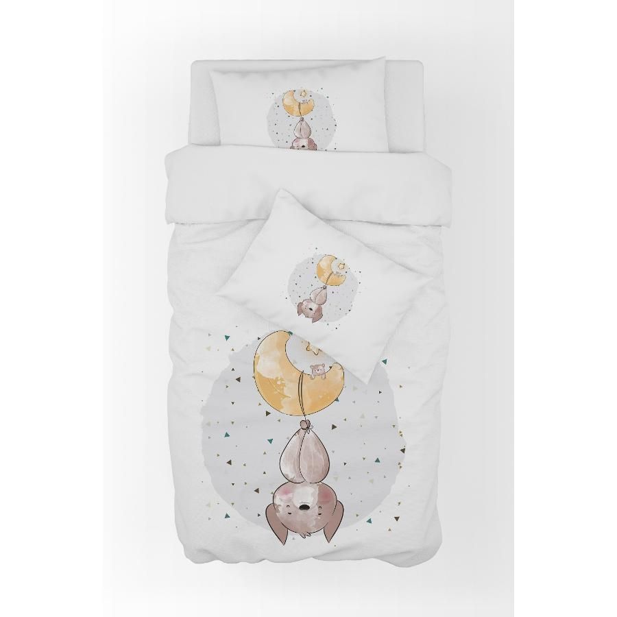 Moon Printed Duvet Cover Set For Baby
