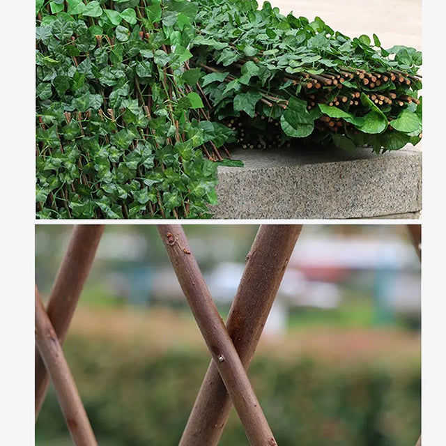 1 Piece Artificial Garden Plant Fence Décor - Realistic Outdoor Decorative Wall for Garden & Patio