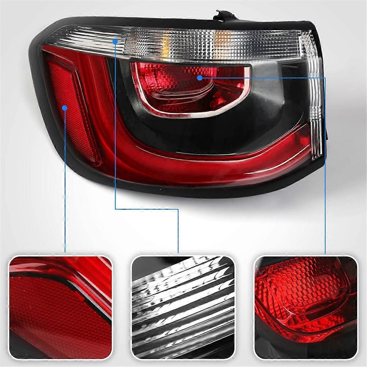 Left Outer Tail Light Assembly for 2017-2021 Jeep Compass Driver Side