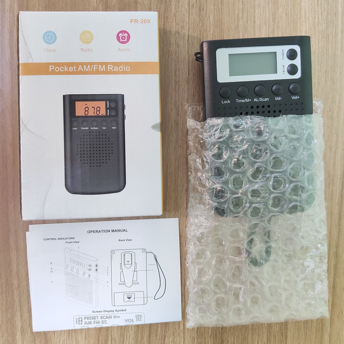 FM AM Wireless Digital Radio Mini Portable Pocket Radio Electric With Speaker